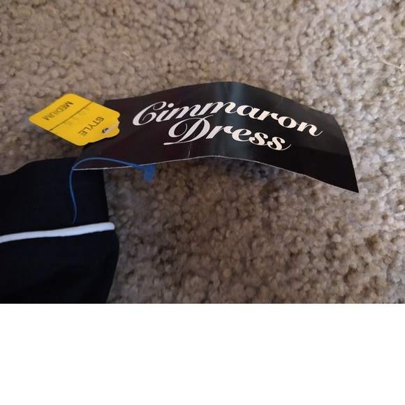 BNWT - CIMMARON BLACK-WHITE STRAPLESS DRESS - SIZE MEDIUM - Picture 4 of 6